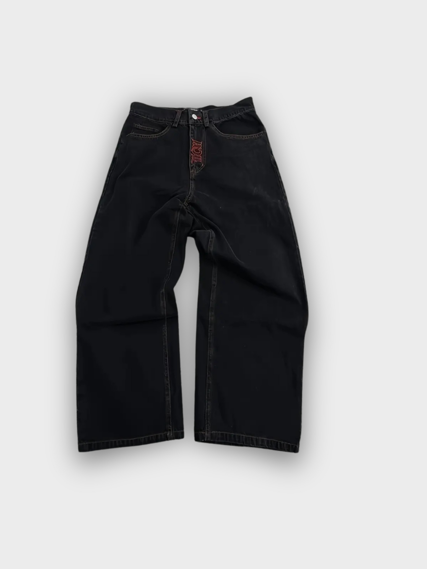 Amalfi Embroidered Baggy Jeans