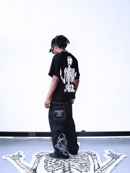 Amalfi Embroidered Baggy Jeans